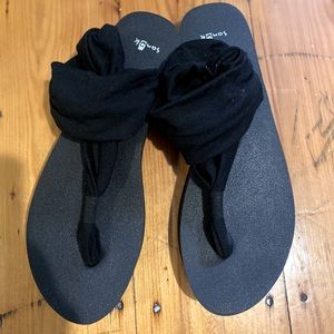 Sanuk Women's Yoga Sling Wedge Flip Flop